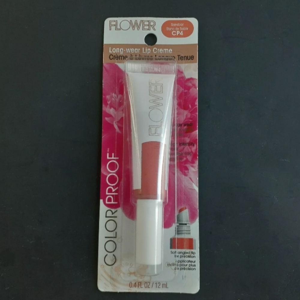 Flower Beauty Drew Barrymore Color Proof Longwear Satin Lip Creme CP4 SANDBAR